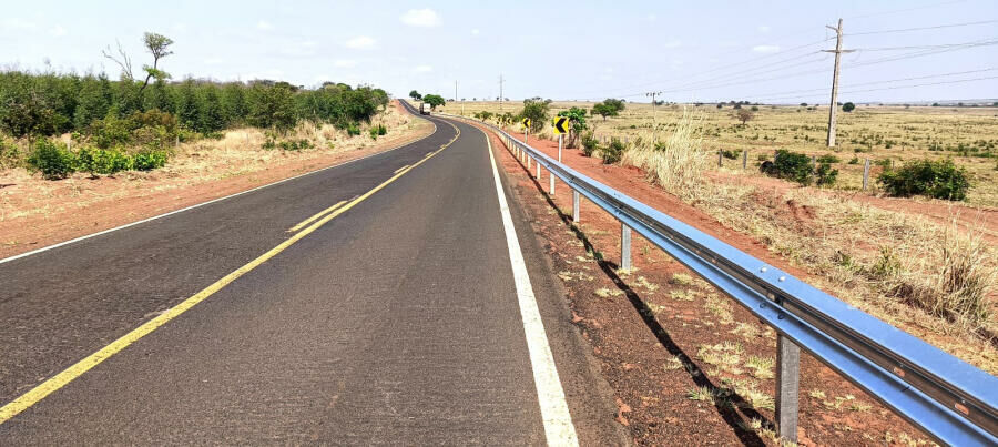 Imagem de compartilhamento para o artigo Fim do temor: Curva da Morte na BR-060 recebe reforço na sinalização e segurança da MS Todo dia